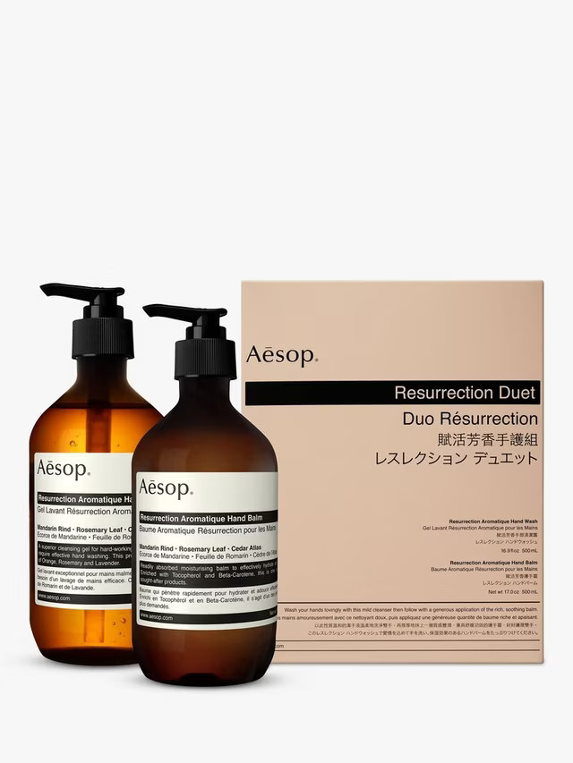 Aesop Resurrection Duet Hand Care Gift Set | John Lewis (UK)