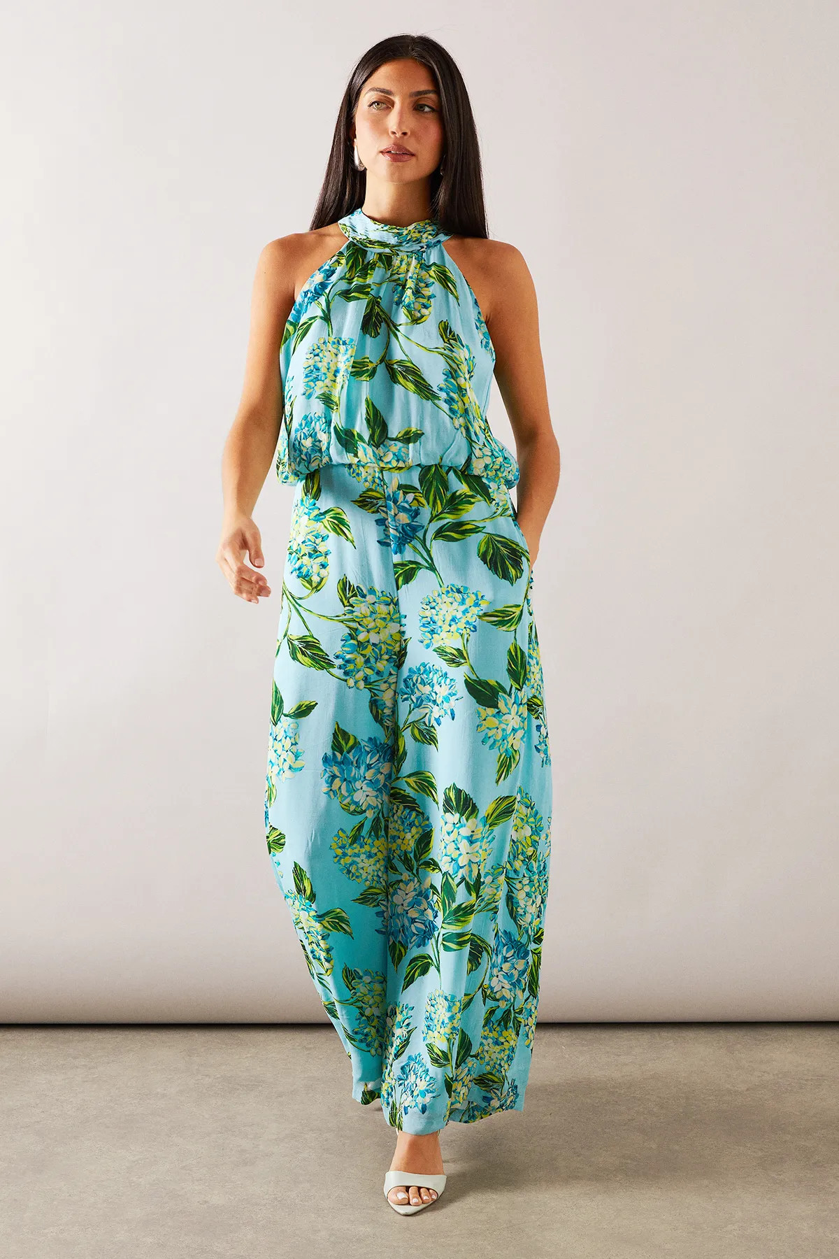 Jumpsuits | Viscose Floral Printed Jumpsuit | Wallis | Wallis UK