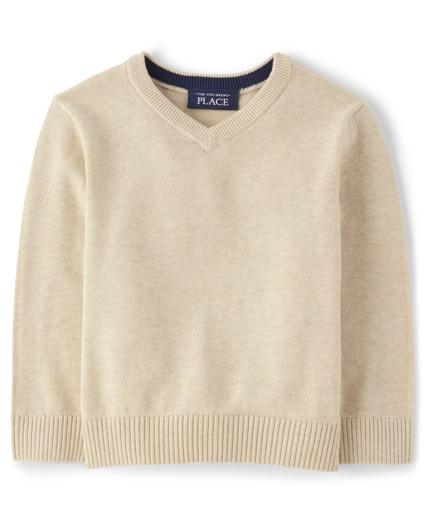 Baby And Toddler Boys V Neck Sweater - h/t straw | The Children's Place