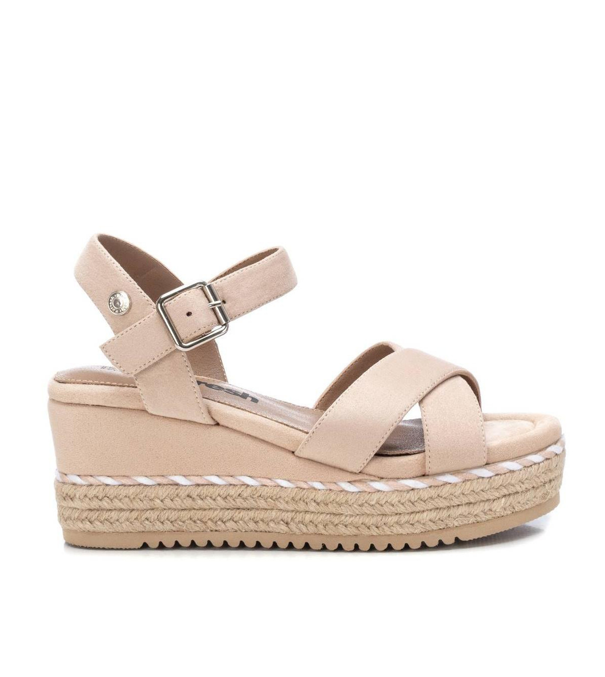 Women's Suede Wedge Sandals By Xti, Beige - Beige | Macy's
