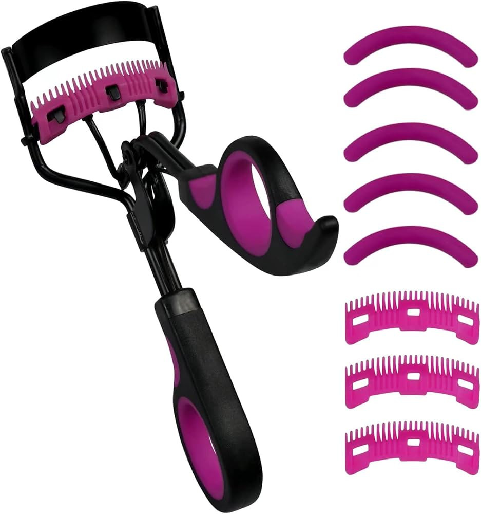 Eyelash Curlers with Comb IMMER LIEBEN Lash Curler with 5 Replacement Refills, 3 Combs, 10 Second... | Amazon (US)