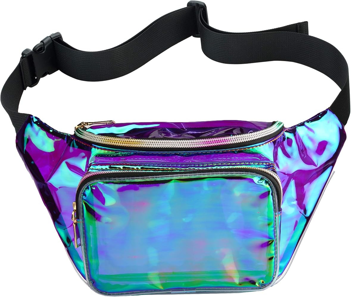 Clear Fanny Pack Stadium Security Approved Transparent Waist Bag for Events, Games and Concerts | Amazon (US)