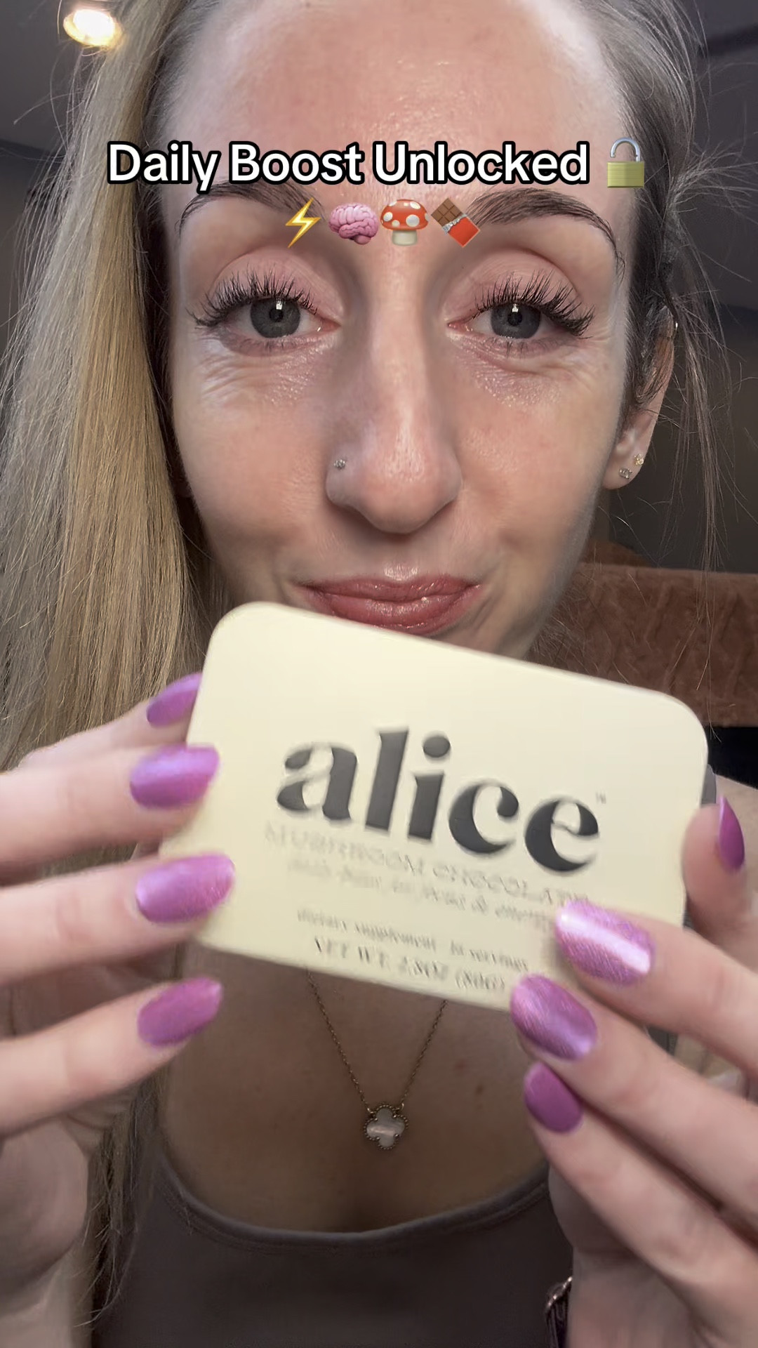 🍫⚡️ Alice Brainstorm Mushroom Chocolates (Focus + Clarity)
These Brainstorm chocolates taste amazing and give the cleanest boost of focus, clarity, and creativity. No jitters, no crash — just smooth mental energy that actually feels good. Perfect for work, studying, content days, or mid-day slumps.
Tap to shop the exact chocolates! 

 #LTKCyberWeek #LTKGiftGuide #LTKHoliday