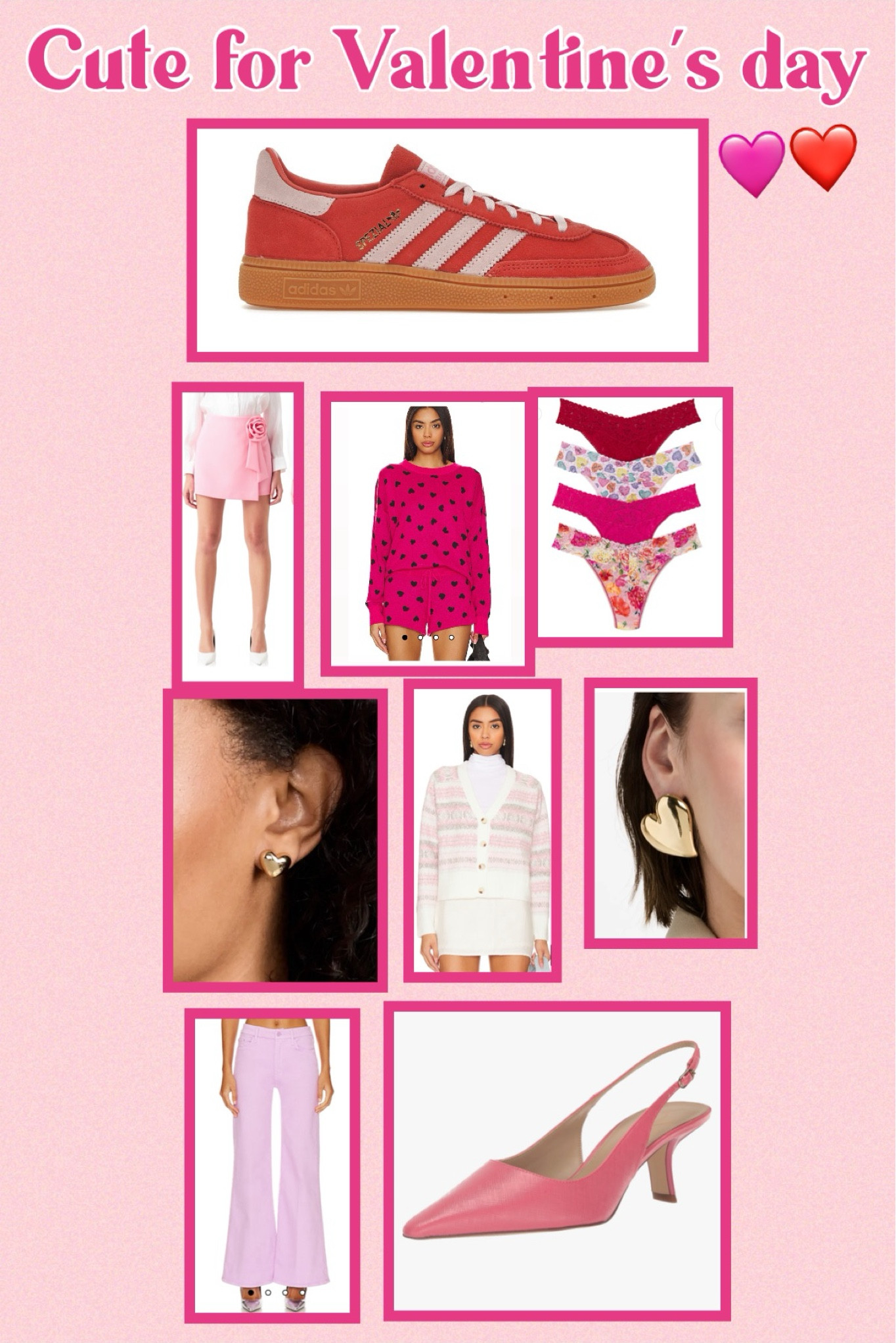 Valentines day outfit earrings undies sambas, gifts for friends! 

#LTKfindsunder100 #LTKGiftGuide #LTKfindsunder50