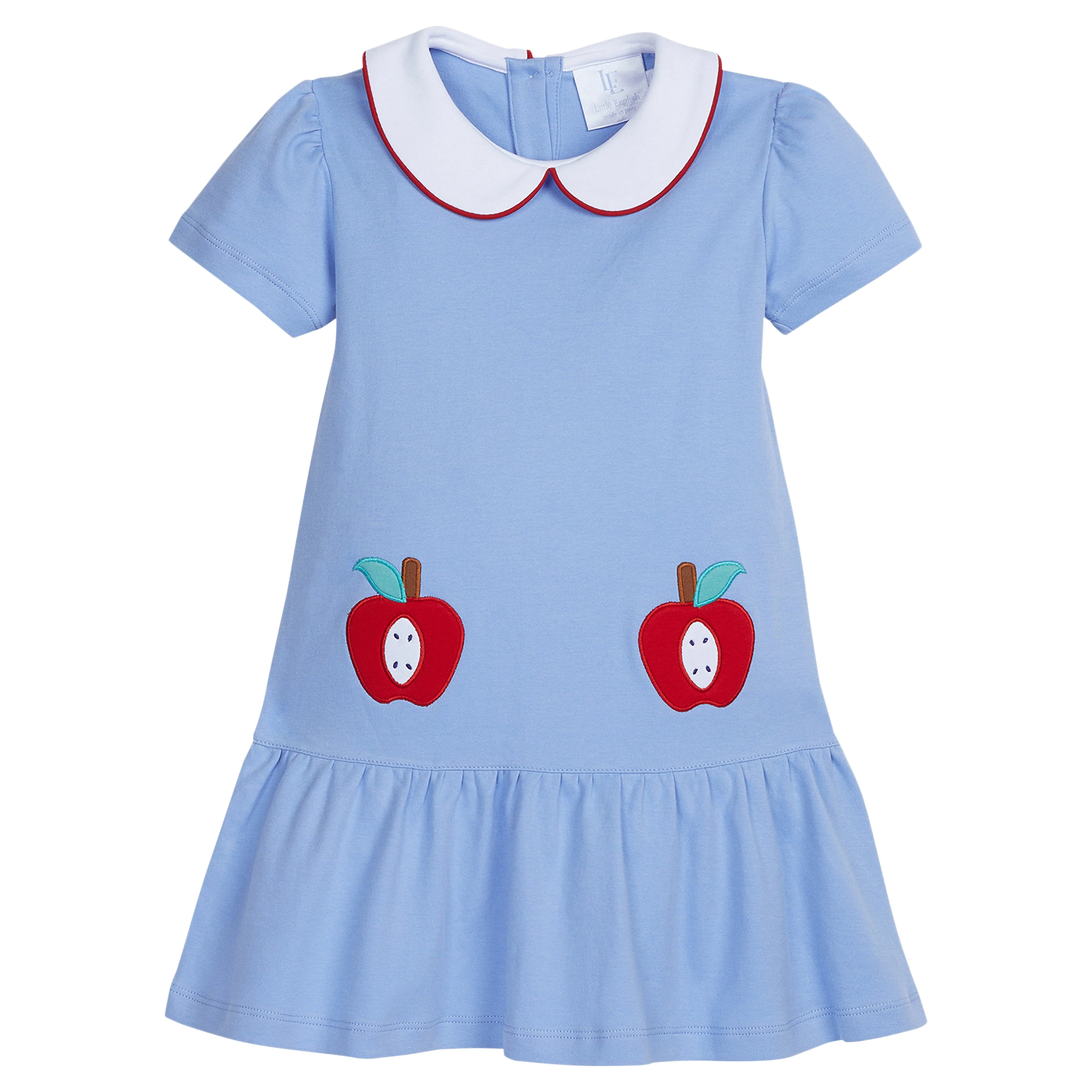 Applique Chanel Dress - Apple | Little English