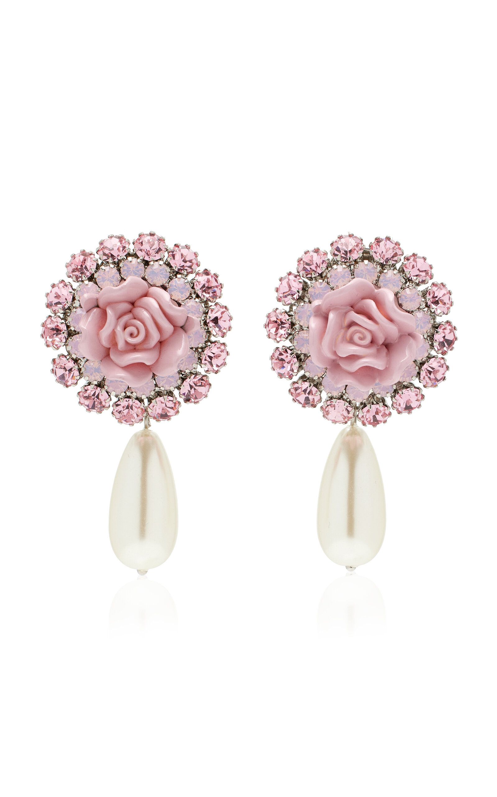Rose Pearl Earrings | Moda Operandi (Global)