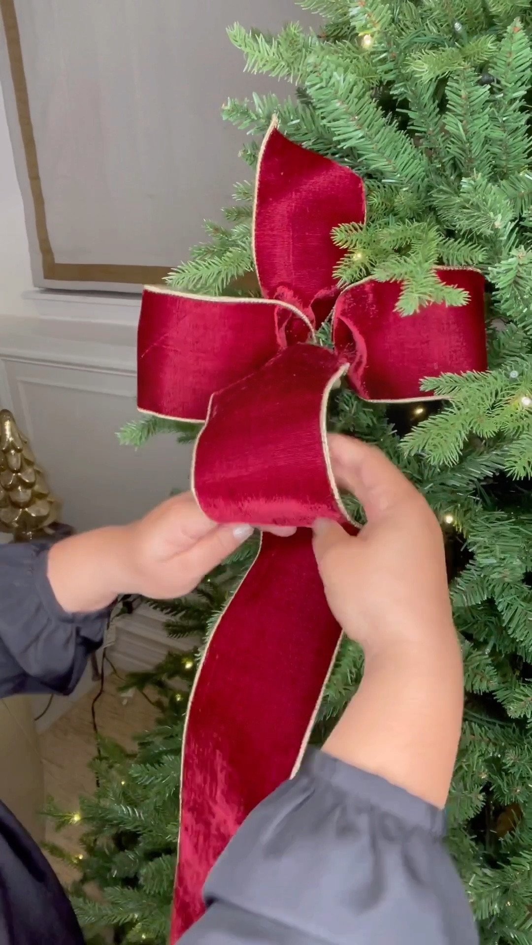 Add Christmas cheer to your tree with this Burgundy velvet  Christmas ribbon 

#LTKHoliday #LTKhome #LTKSeasonal