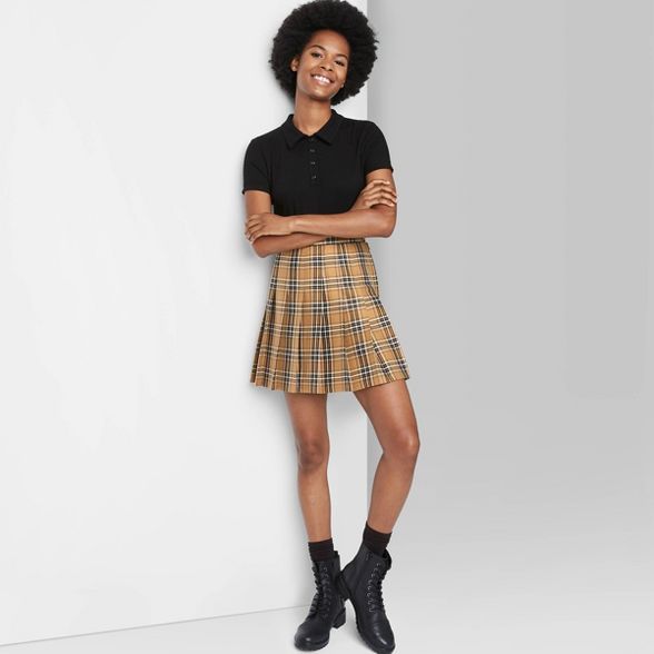 Women's Woven Tennis Mini A-Line Skirt - Wild Fable™ | Target