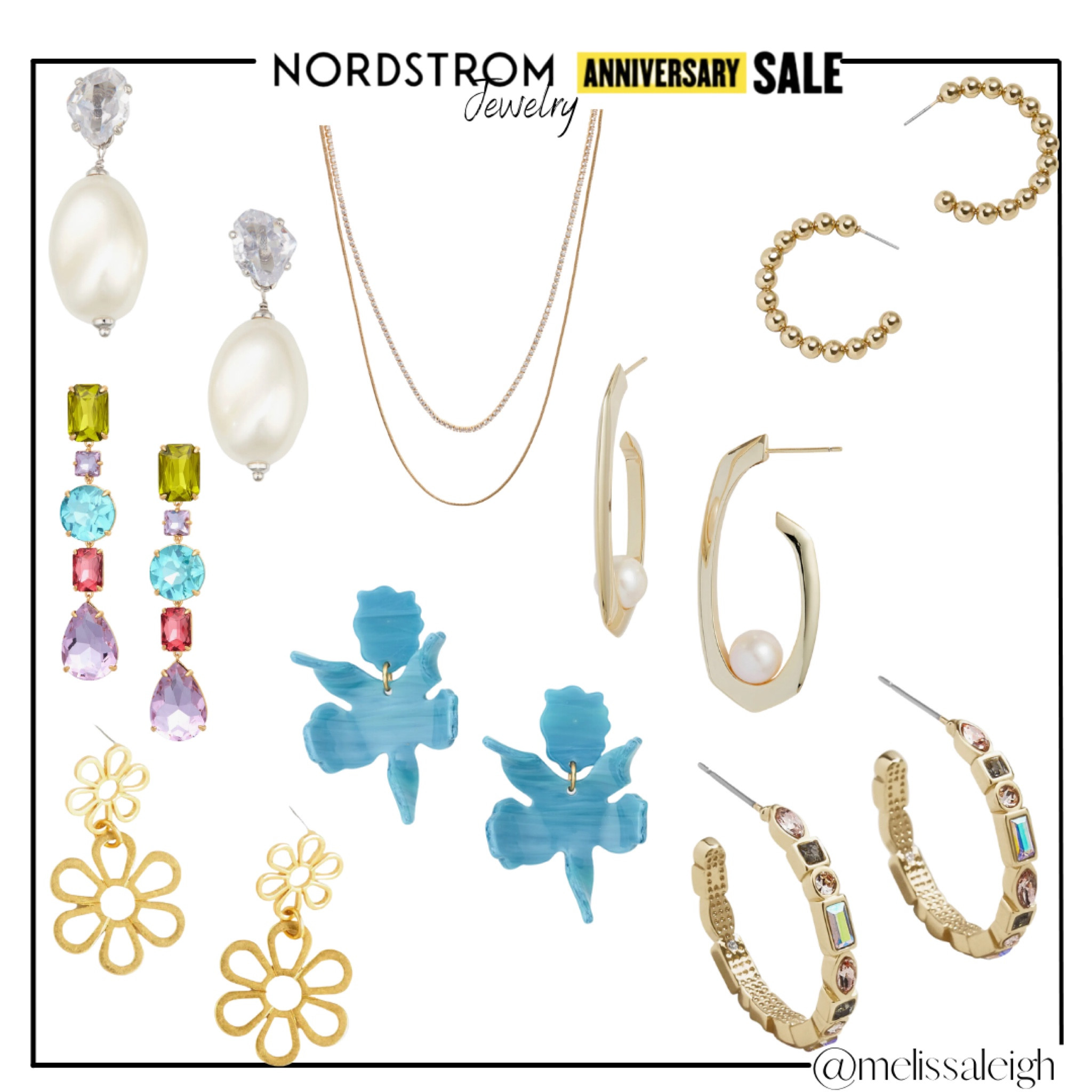 Nordstrom anniversary sale, Nordstrom, Nordstrom sale, n sale 2023, sale finds, jewelry finds, layering necklaces, gold hoops, flower earrings, kendra Scott earrings, jeweled hoops, bauble bar, lele sadoughi, madewell earrings 

#LTKxNSale #LTKsalealert #LTKFind