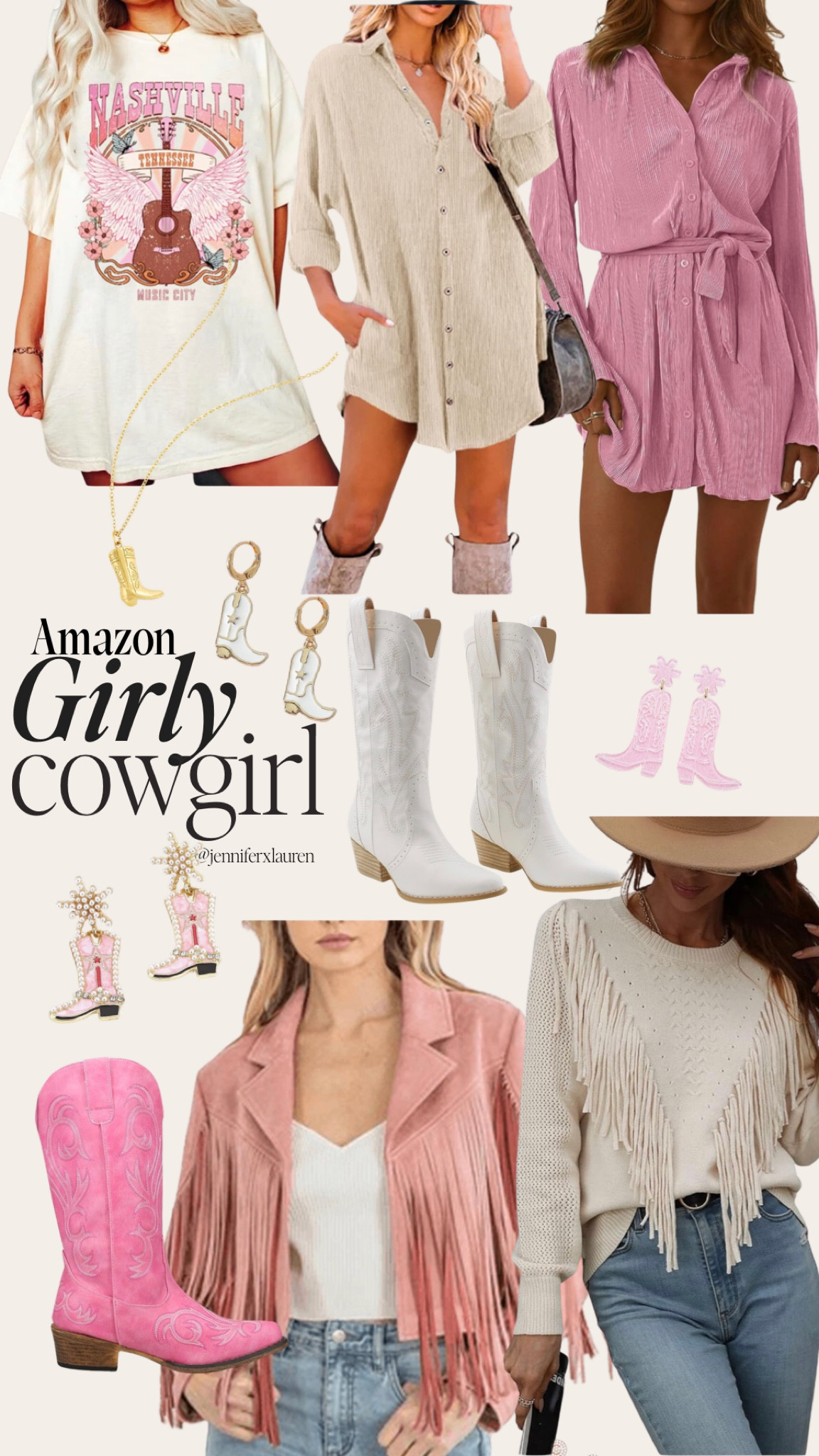 Nashville bound Amazon picks💕👢 

Amazon style, found it on Amazon, Amazon cowboy, country fashion, cowboy boots, Nashville fashion, yeehaw style, Amazon favorites

#LTKfindsunder100 #LTKfindsunder50 #LTKstyletip