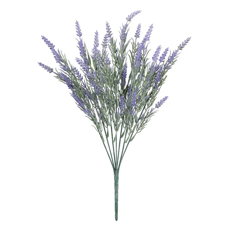 20-inch Artificial Purple Lavender Spring Bush, for Indoor Use, by Mainstays | Walmart (US)