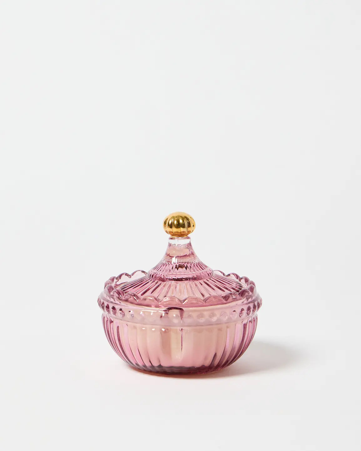 Love Pink Glass Neroli & Orange Blossom Scented Candle | Oliver Bonas | Oliver Bonas (Global)