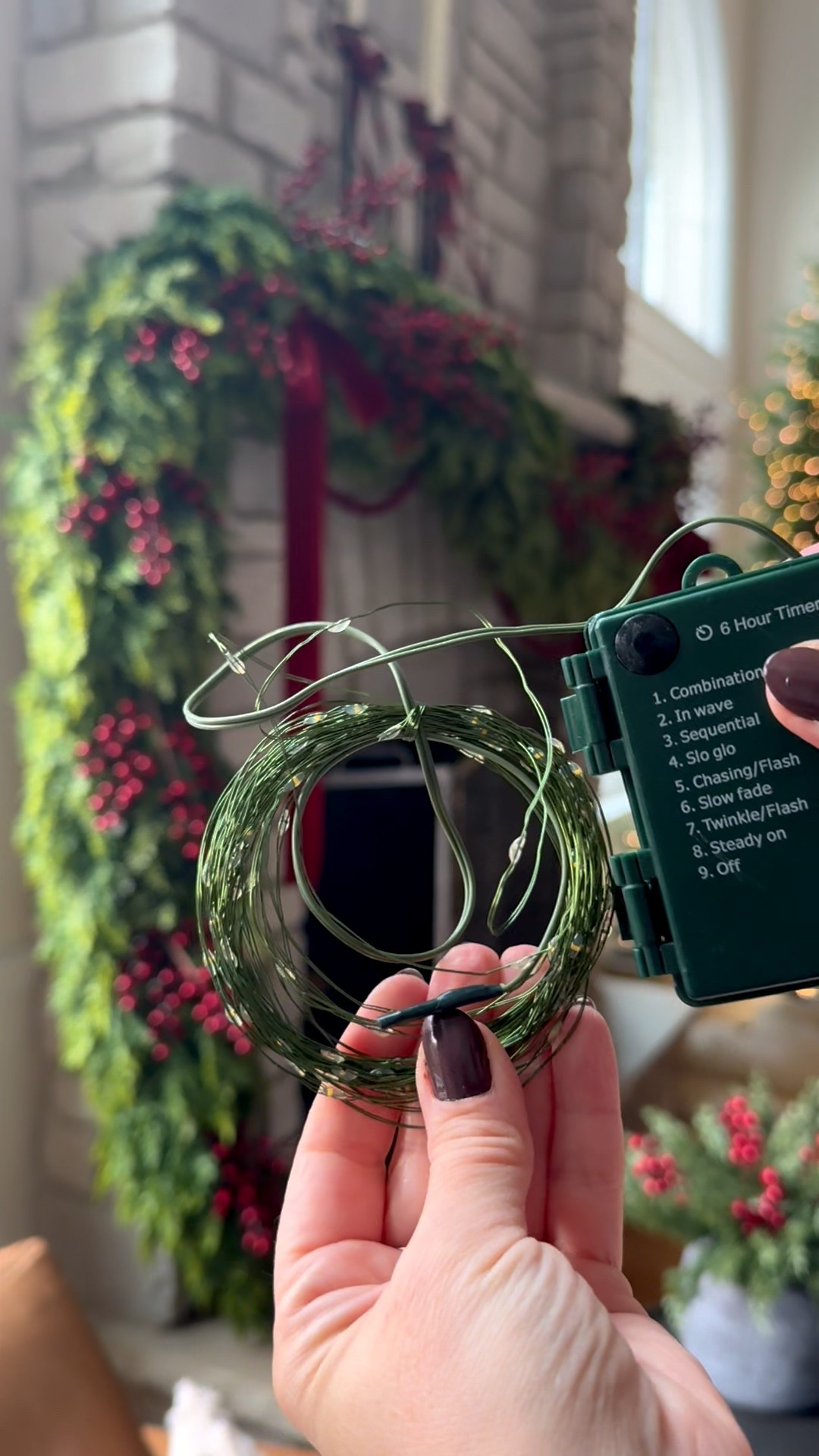 These are so beautiful and seamlessly blend into the garland! 

#amazonfinds #amazonchristmas #fairylights #holidayhome #christmas #founditonamazon #mantel 

#LTKHoliday #LTKSeasonal #LTKHome