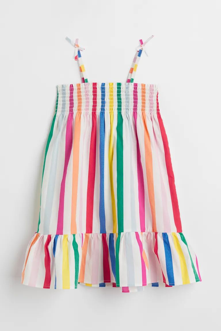 Smocked Cotton Dress | H&M (US)