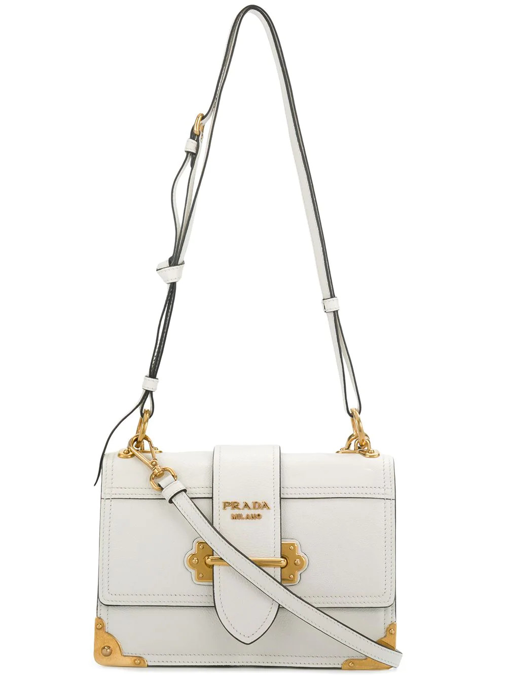 Prada cahier shoulder bag - White | FarFetch Global