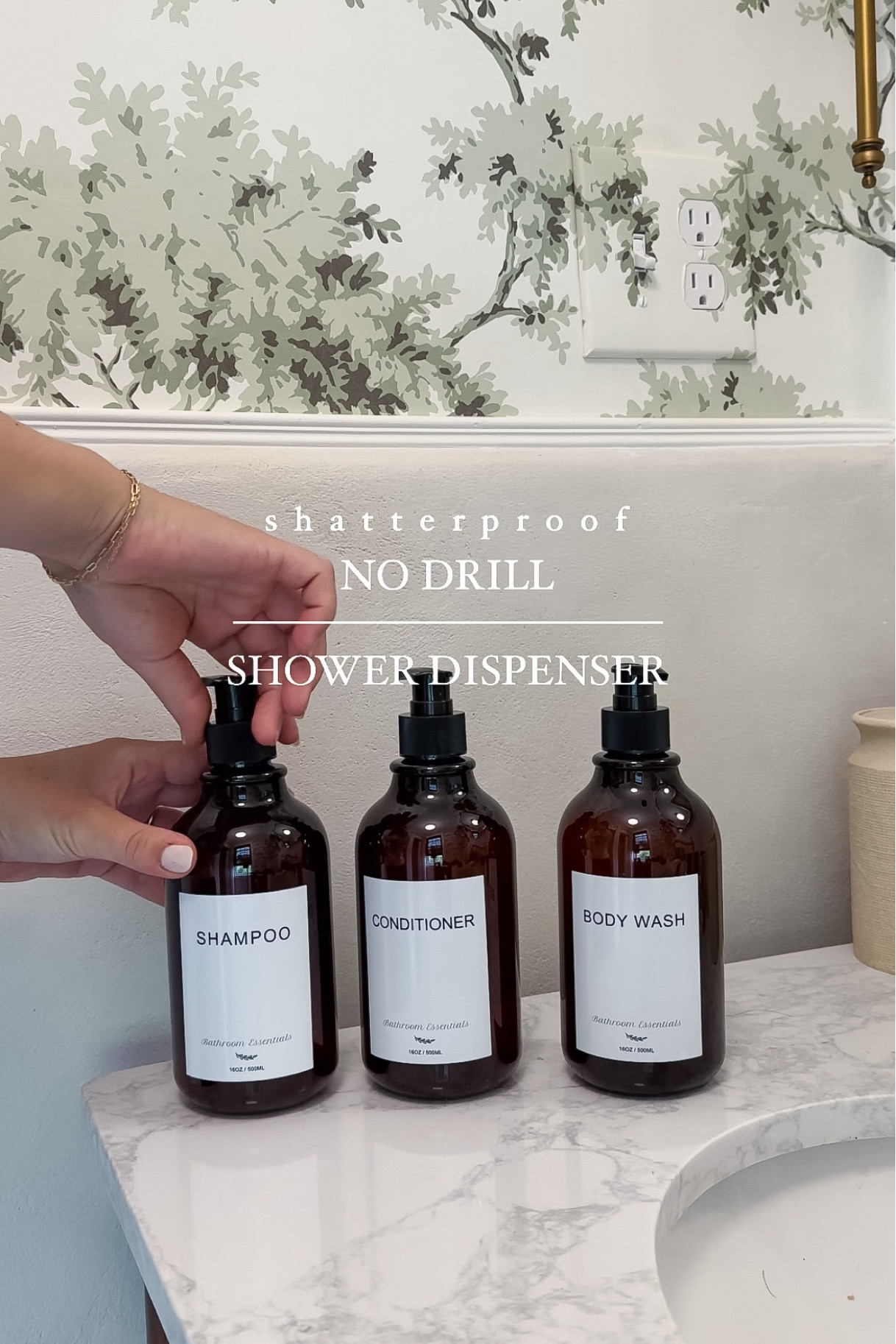 Our shower is on the small side and doesn’t have any shelves so I’ve been looking for the perfect wall mounted dispenser for our shower products. 

When I found these I thought they would be perfect! They look like amber glass but they are a thick plastic so won’t shatter if they drop. 

I was also nervous about finding one that would stick to our microcement shower walls without falling, we’ve had these up for a week and so far so good! They are extremely sturdy and the adhesive seems to be very strong and durable. 



#LTKHome #LTKFindsUnder50 #LTKSaleAlert