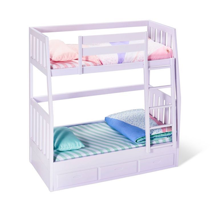 Our Generation Bunk Beds for 18" Dolls - Lilac Dream Bunks | Target