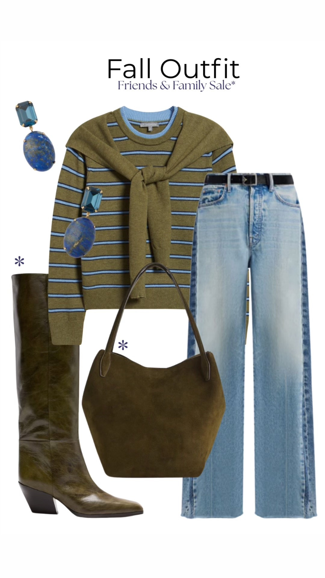 Go to fall outfit - great color combo 
Olive boots and suede bag both on friends and family sale 


#LTKFindsUnder100 #LTKItBag #LTKFallSale