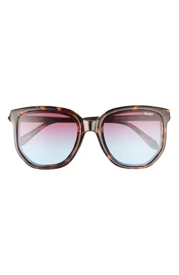 Quay Australia Coffee Run 54mm Gradient Cat Eye Sunglasses | Nordstrom | Nordstrom