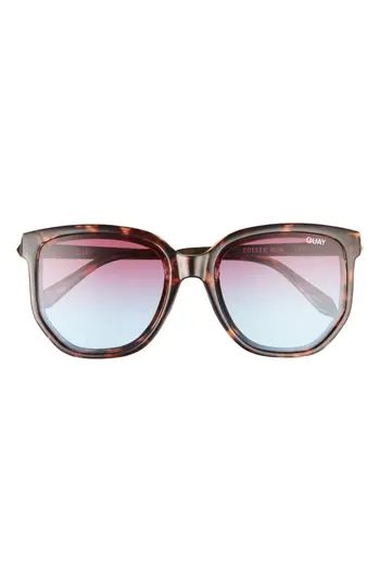 Quay Australia Coffee Run 54mm Gradient Cat Eye Sunglasses | Nordstrom | Nordstrom