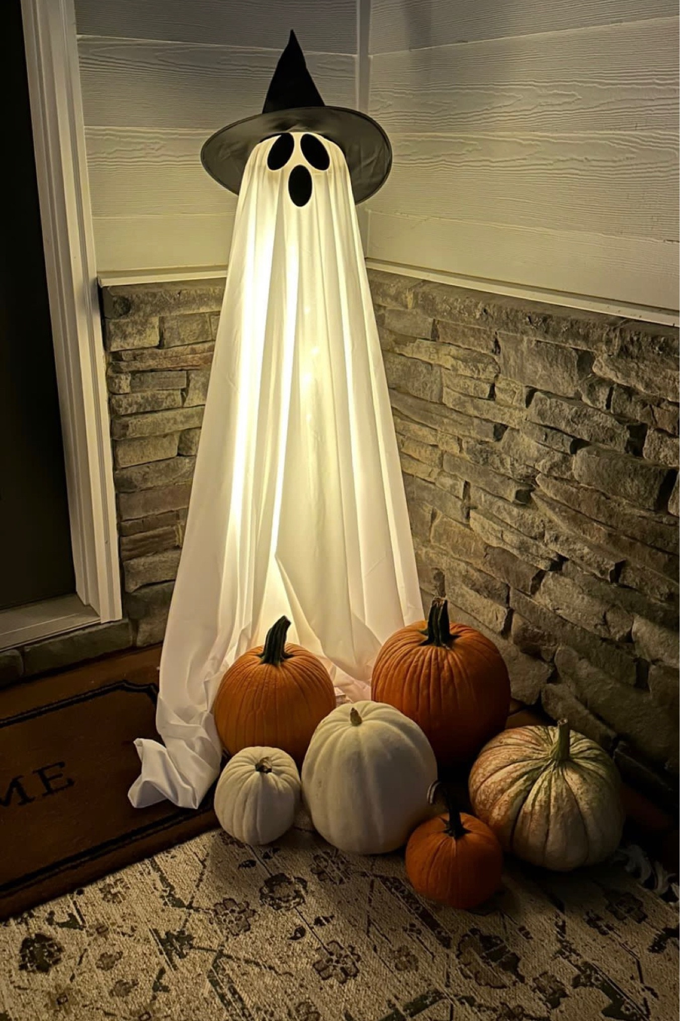 Halloween porch decor - comes with 2 ghosts and a remote control for the lights 👻 

#LTKSeasonal #LTKHome