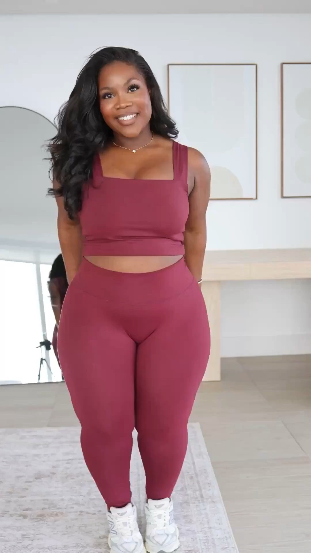 This burgundy drop by Salt Project = chefs kiss 🤌🏾

These active wear and athlesieure pieces are high quality, extremely supportive, and obviously stunning. It’s rare that I find sports bras that really give me the support that I need, but these do just that. And the comfort and snatch effect on these leggings are top tier. Cannot recommend these pieces enough if you’re looking for new active wear.

Sizing Details:
Tops: XL
Bottoms: XXL

Activewear, curvy girl activewear, workout outfits, athleisure, Wmmy Petit

#LTKActive