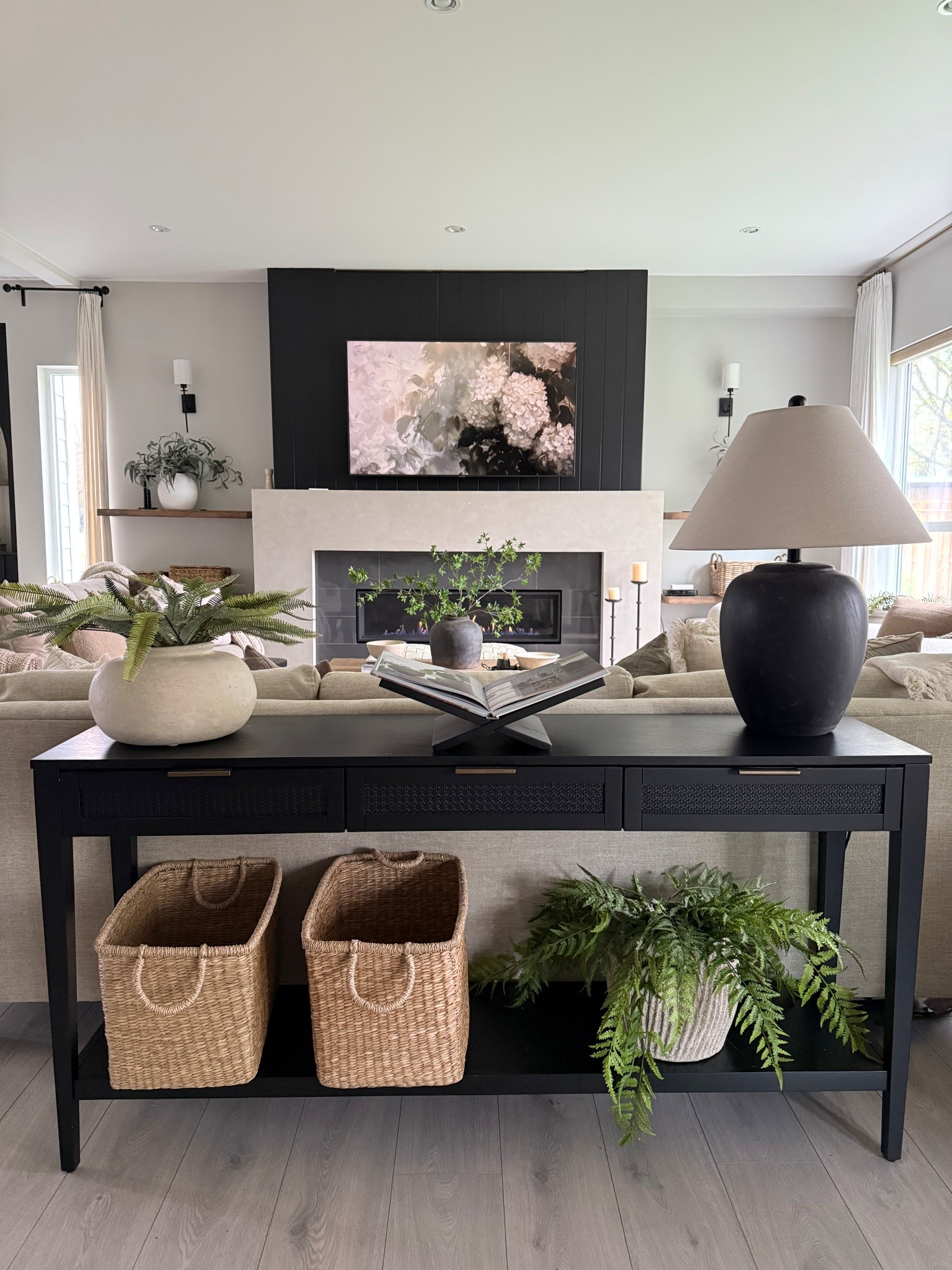 Target console table: on sale this week! 
Such a pretty table, love the drawers! 
Earthy and organic styling 

#LTKHome #LTKSaleAlert