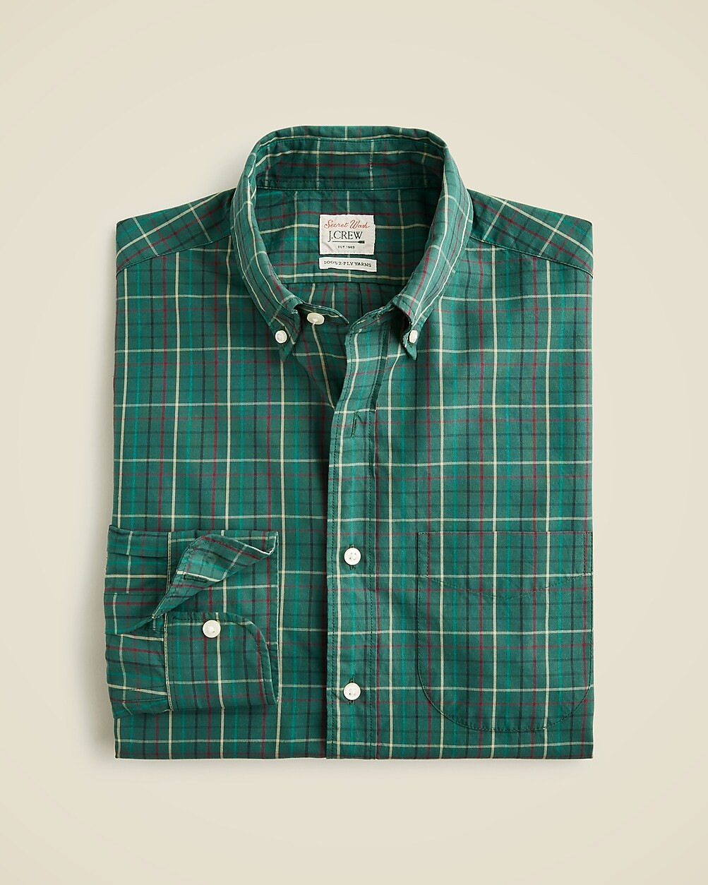 Secret Wash cotton poplin shirt | J. Crew US