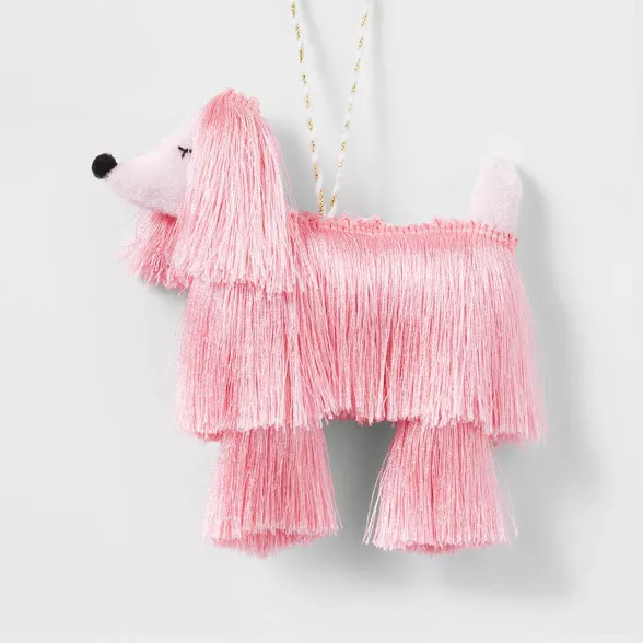 Dog Christmas Tree Ornament Light Pink - Wondershop™ | Target