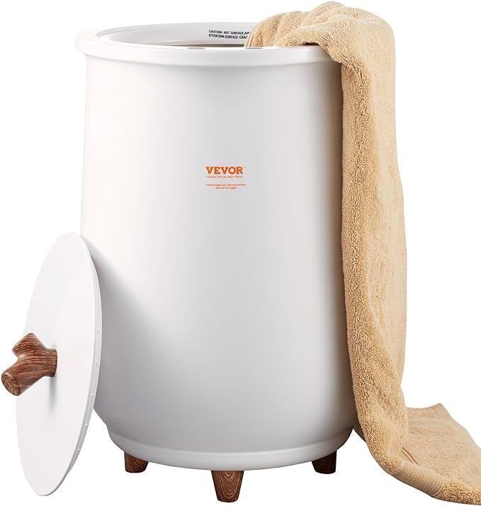 VEVOR Towel Warmer Bucket, 20L Large Towel Warmer for Bathroom, Auto Shut Off Towel Heater with 4... | Amazon (US)