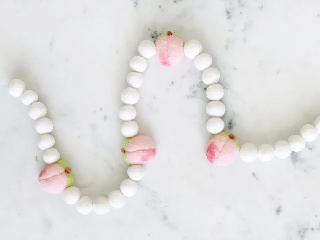 Peach Garland Sweet Peach Banner Peach Birthday Banner - Etsy | Etsy (US)