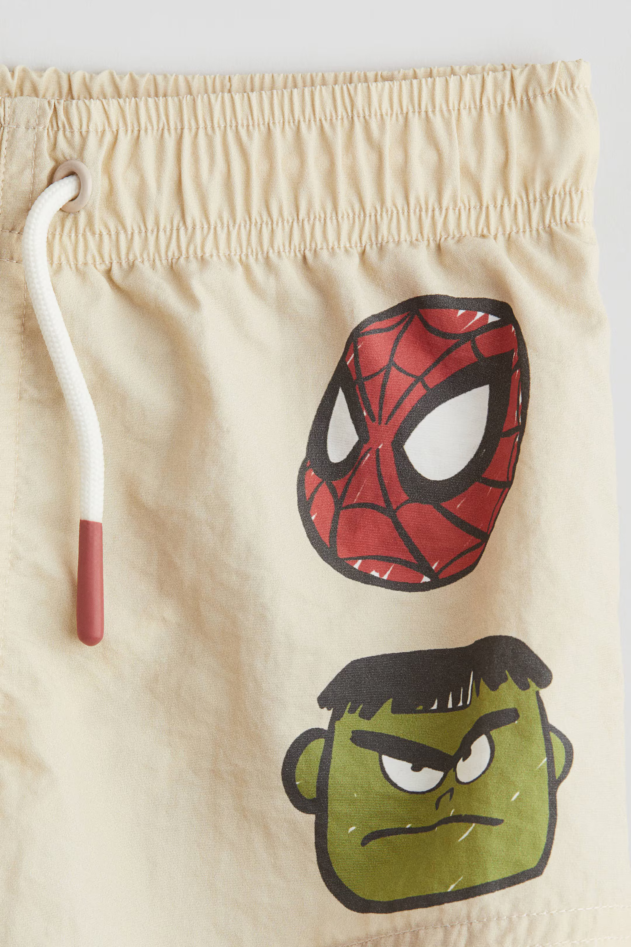 Printed Swim Shorts - Light beige/Spidey - Kids | H&M US | H&M (US + CA)
