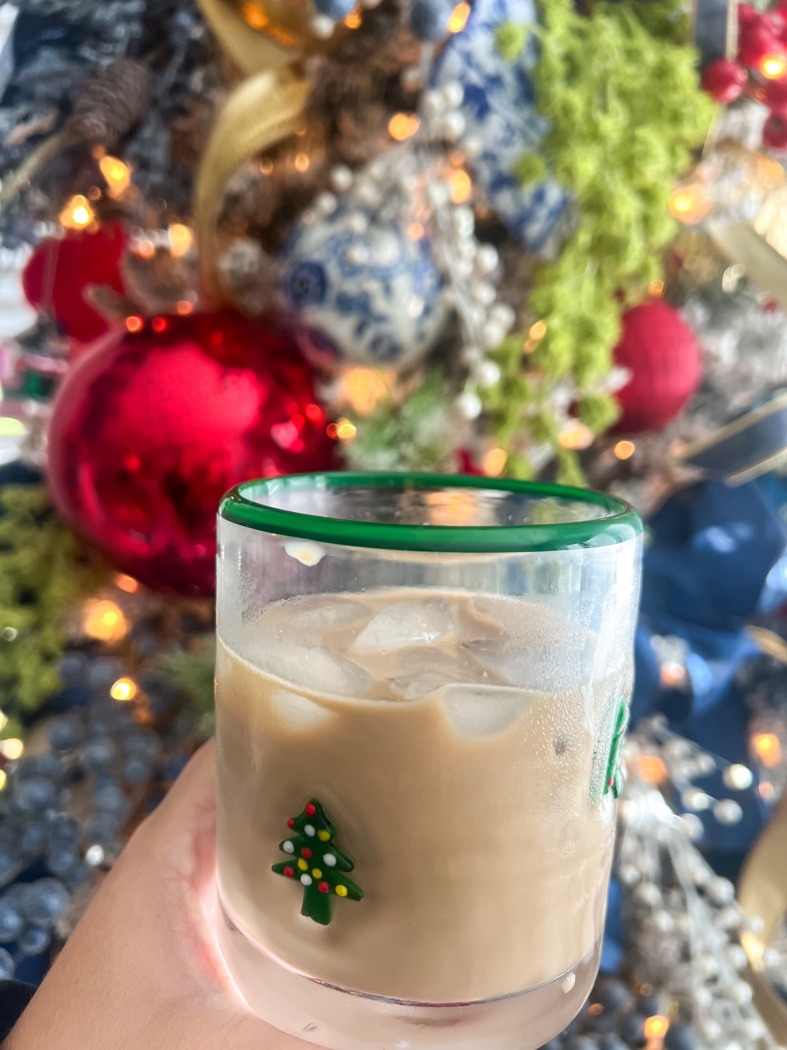There’s nothing like an iced coffee in a festive glass! 

#LTKmomlife #LTKHoliday #LTKSeasonal