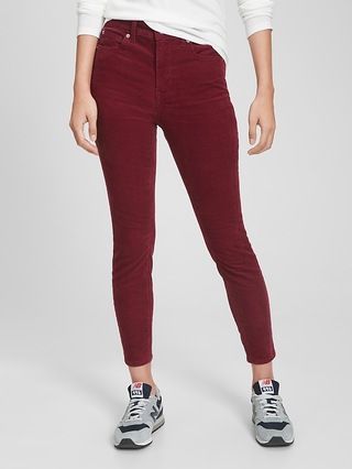 High Rise Cord Jeggings | Gap Factory