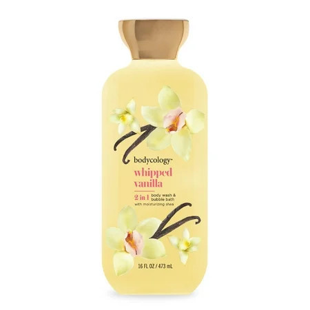 Bodycology 2 in 1 Body Wash & Bubble Bath, Whipped Vanilla,16 fl oz | Walmart (US)