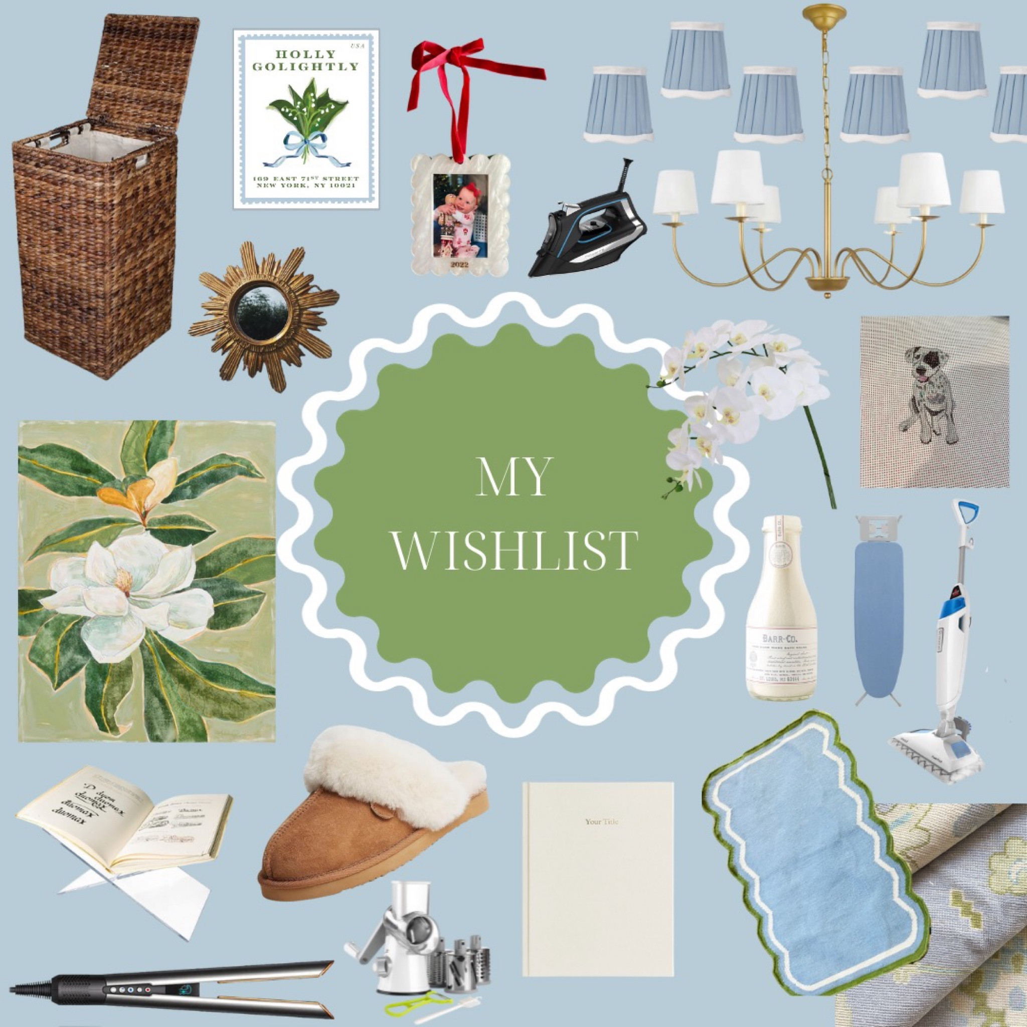 A very very all over the place Christmas (and birthday) wishlist! We’re planning to keep Christmas gifting a bit more low-key this year after having received many generous registry gifts and feeling like PLENTY (more than needed) has been spent on us this year, so my wishlist is wildly all over the place with hypothetical items I’d love but don’t expect to receive! Even still, I thought it would be fun to share with y’all to assist with your gifting to others or deciding what to tell those asking that you’d like! From home decor I’d eventually love, to cleaning supplies that didn’t make their way off registry, to miscellaneous other finds there’s a little bit of everything. It can all be shipped on my profile, “prepinyourstep,” in the LTK app!

I’ve missed making gift guides, and putting this together reminded me just how much fun they can be. Let me know if there’s anyone in particular you’re shopping for that you’d like to see in guide form! 

Christmas list, wishlist, gift guide, gift ideas, young adult, married present ideas, wish list, home decor, oushak rug, laundry hamper, best cleaning supplies, custom needlepoint, chez Molly, artifact uprising, wedding album 

#LTKHoliday #LTKGiftGuide #LTKfindsunder100