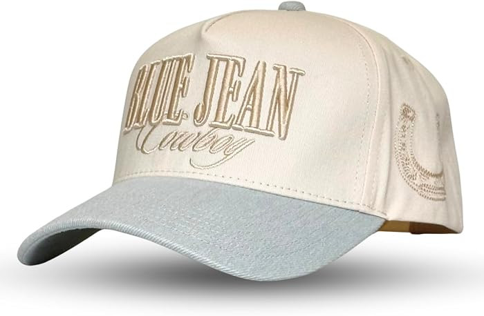 Vintage Western Trucker Hat | Men & Women | Country Cute Caps for Cowgirls Cowboys | Camo Denim E... | Amazon (US)