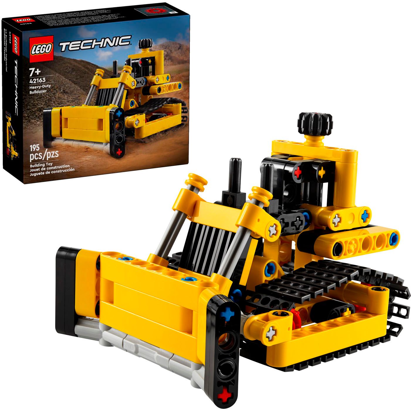 LEGO Technic Heavy-Duty Bulldozer Building Set, Construction Toy 42163 6463109 - Best Buy | Best Buy U.S.