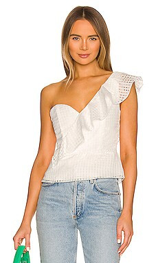 Amanda Uprichard x REVOLVE Mckinnon Top in Ivory from Revolve.com | Revolve Clothing (Global)