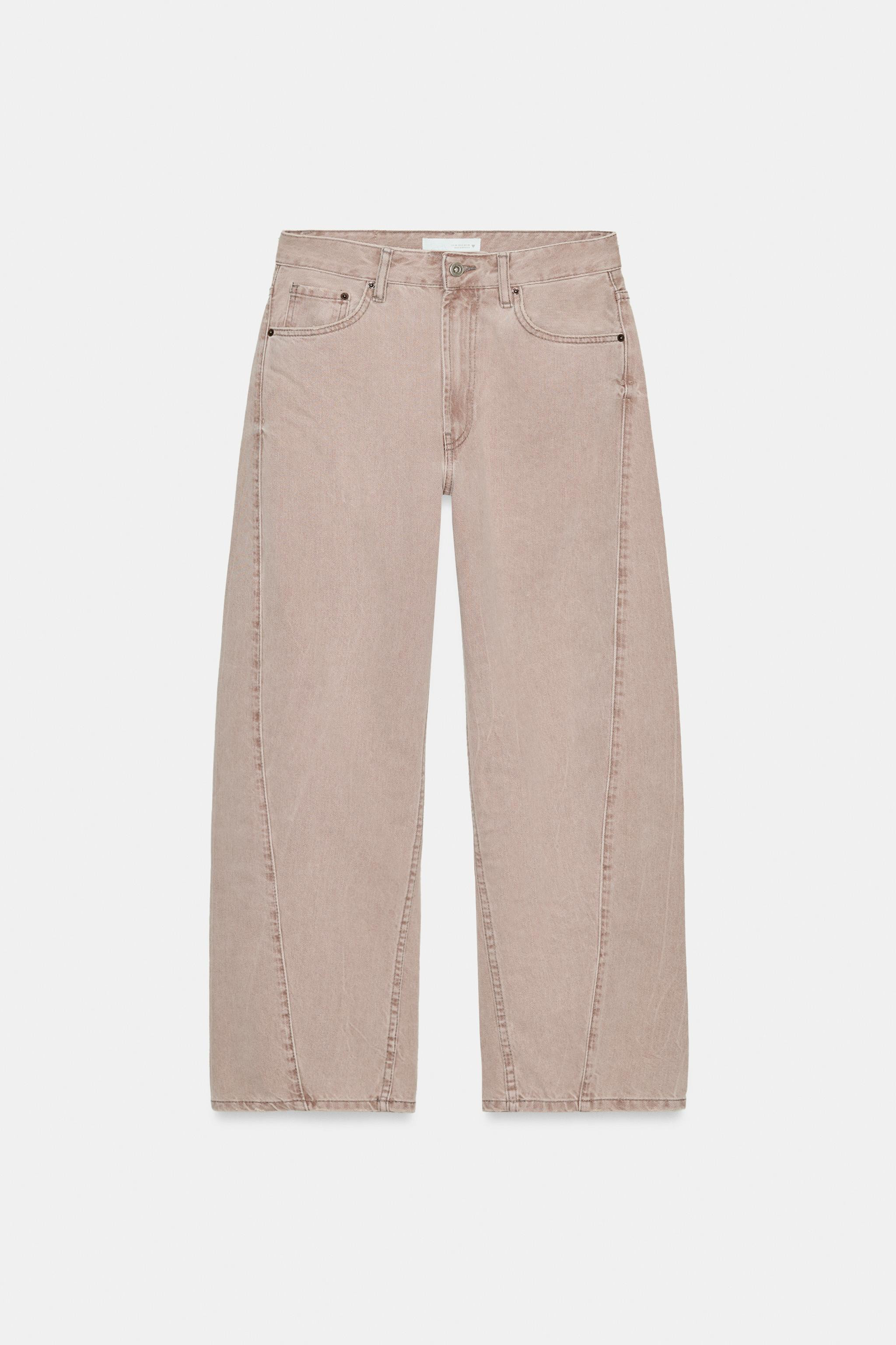 TRF MID-RISE BAGGY BALLOON JEANS | Zara US