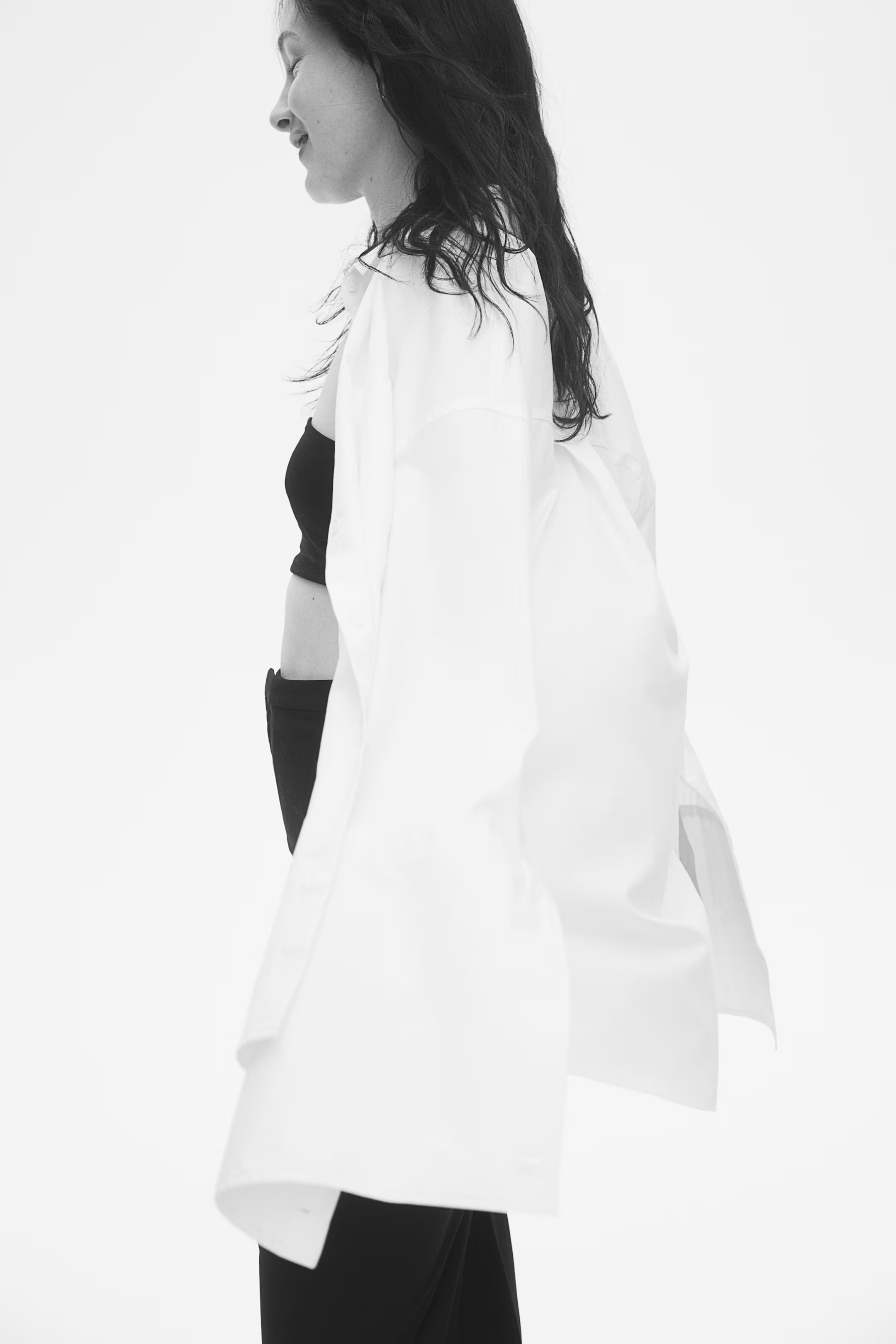 Oversized Poplin Shirt | H&M (US + CA)