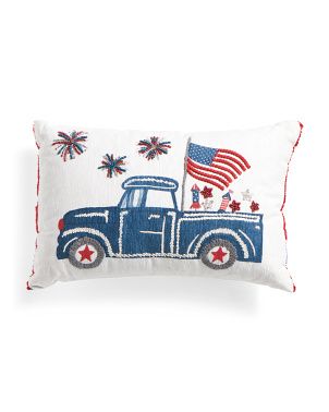 12x18 Embroidered Car Pillow | TJ Maxx