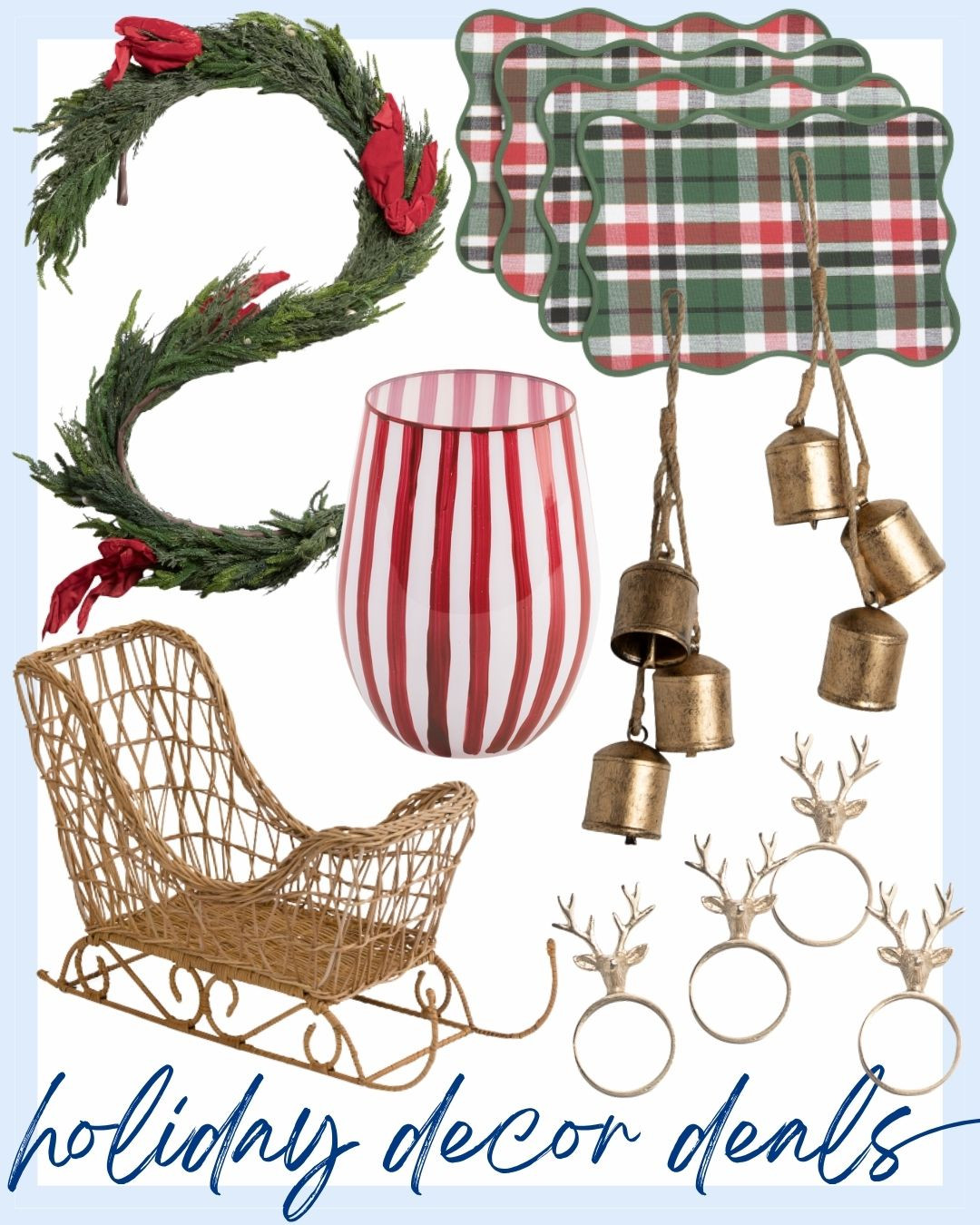 Holiday decor finds from T.J. Maxx & Marshalls to make your home feel festive and cozy! From plaid placemats to charming wreaths and accent pieces, these pieces bring timeless holiday style to any space.

holiday home decor, Christmas decorations, festive table decor, holiday entertaining, cozy Christmas style, home accents 

 #LTKHoliday #LTKSeasonal #LTKHome