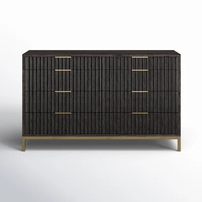 Elyza 8 Drawer 62" W Double Dresser | Wayfair North America