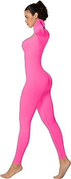 Sunzel Long Sleeve Bodysuits One Piece Jumpsuit for Women with Square Neck and Butt Scrunch Leggi... | Amazon (US)