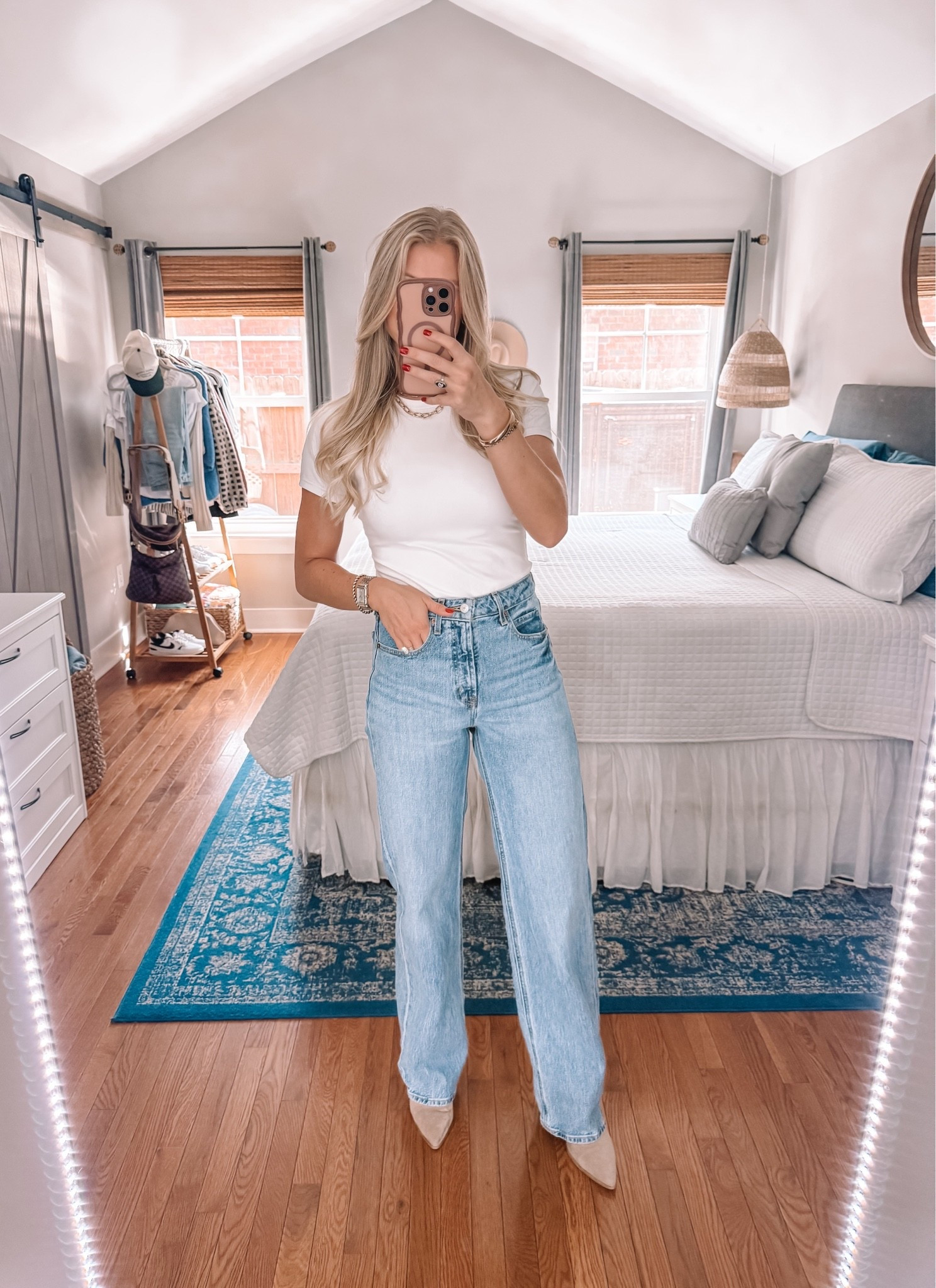 I tried on 10+ pairs of jeans so you don’t have to - and these were the clear winner! They elongate the legs, slim the waist, and come in several length options 👏🏼

Wearing size 2 long!

#momjeans #oldnavystyle #casualoutfitideas #casualoutfits
mom jeans, wide leg jeans, old navy jeans, look for less, everyday mom, fall casual outfit, amazon outfit, mom outfit, mom ootd, amazon haul, millennial style, mom fashion, affordable style

#LTKTall #LTKSaleAlert #LTKmomlife