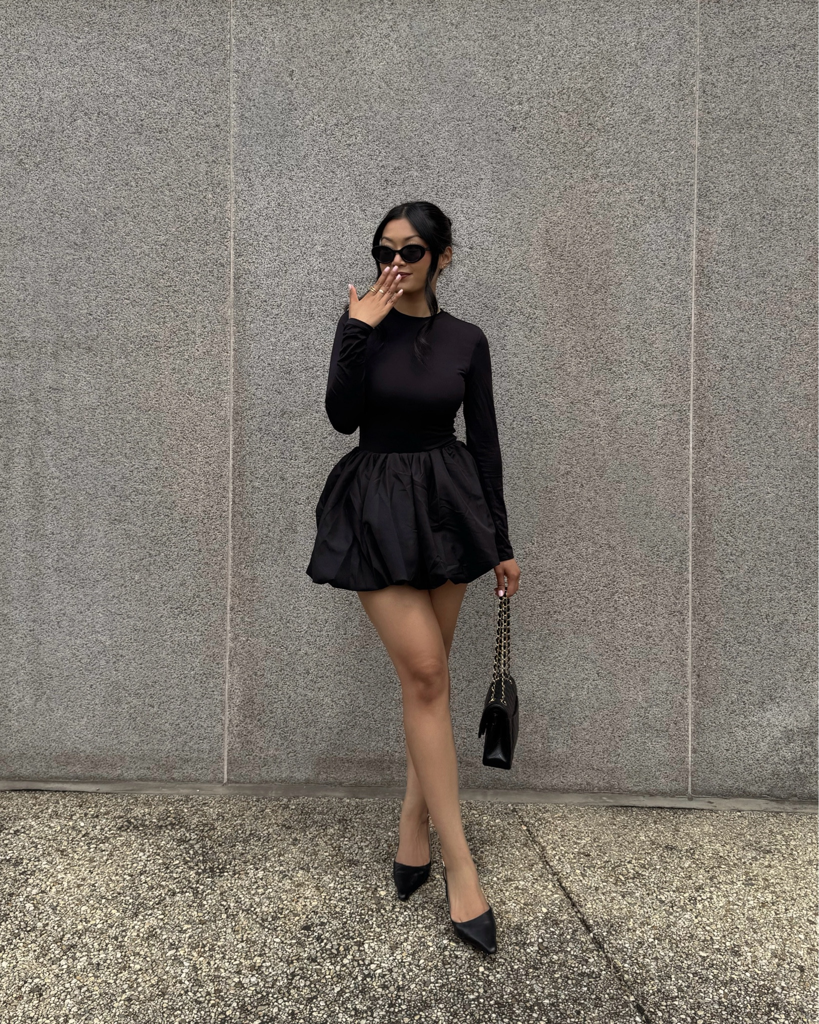 How I style bubble skirt for summer 🖤

#LTKStyleTip #LTKSeasonal
