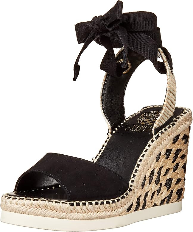 Vince Camuto Women's Bendsen Ankle Wrap Sandal Espadrille Wedge | Amazon (CA)