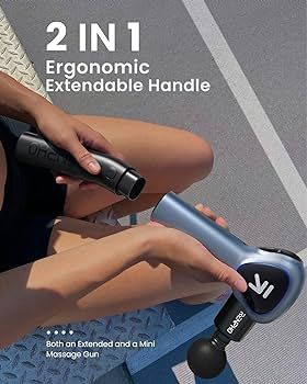 RENPHO Reach Massage Gun, Upgrade Extension Handle Percussion Massage Gun Deep Tissue, Muscle Bac... | Amazon (US)