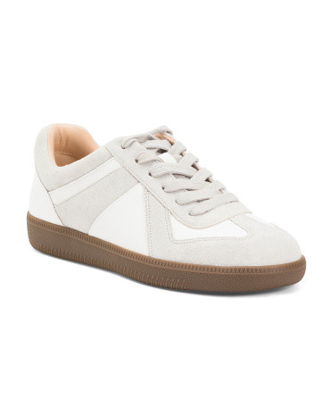 Leather And Suede Nelly Sneakers | TJ Maxx